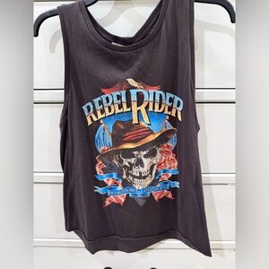 NWT Spell Black Rebel Rider Tank Top